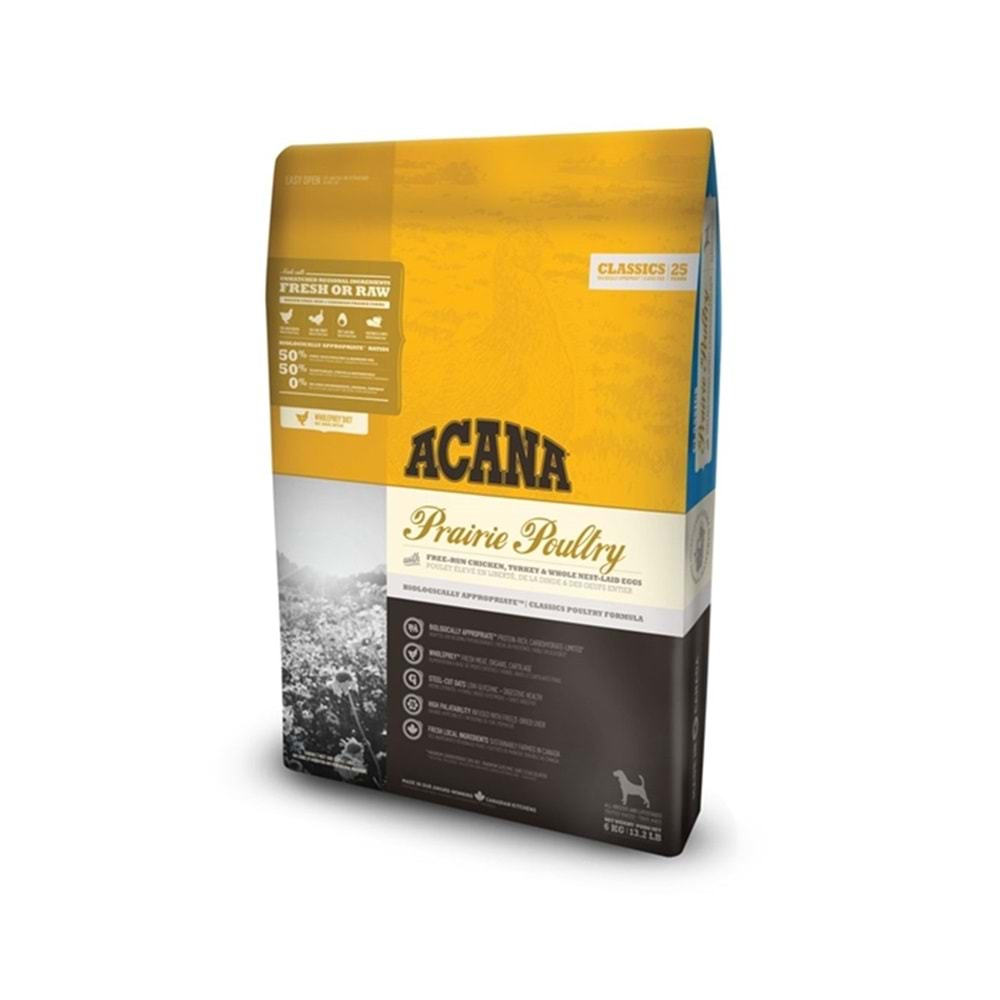 Acana Classics - Prairie Poultry Köpek Maması 2 Kg - Tüm Irk Ve Yaşam Evreleri İçin