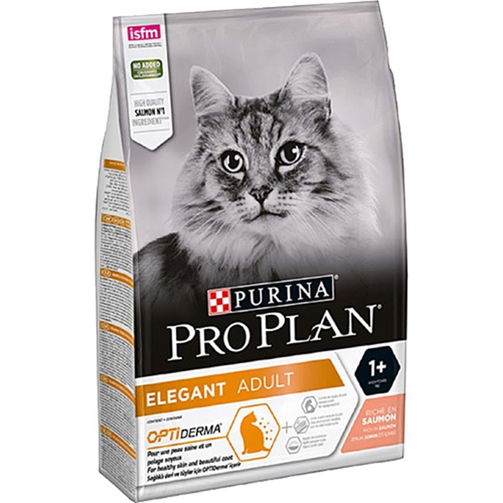 Pro Plan Elegant Derma Somonlu Yetişkin Kedi Maması 1,5kg