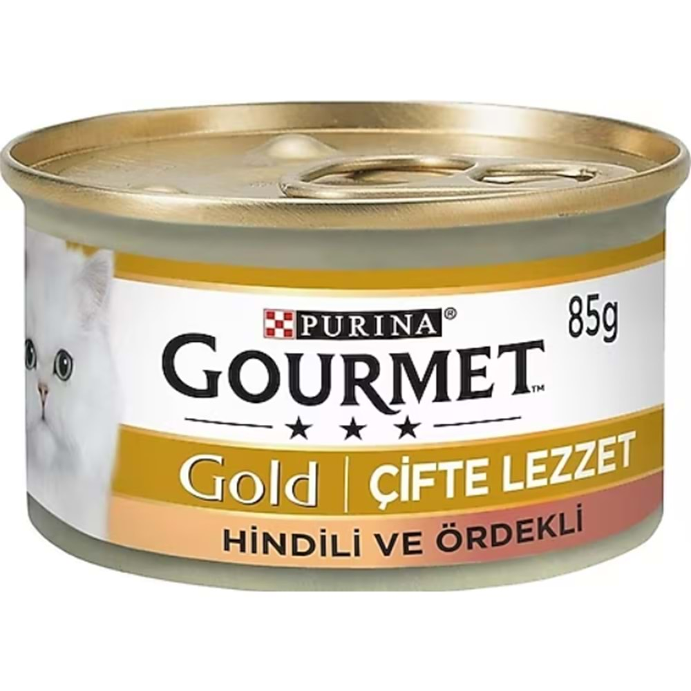 Soslu Hindili Ve Ördekli Yetişkin Kedi Konservesi 85 Gr.