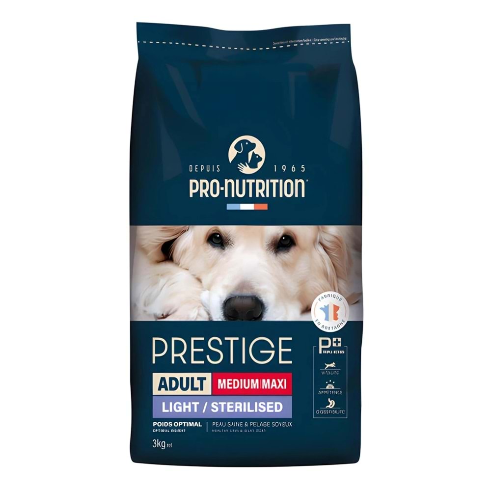 Pro Nutrition Prestige Sterilised Orta Irk Yetişkin Köpek Maması 3 kg