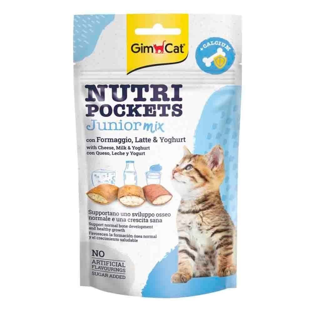 GimCat Nutripockets Junior Mix Kedi Ödül Maması 60gr