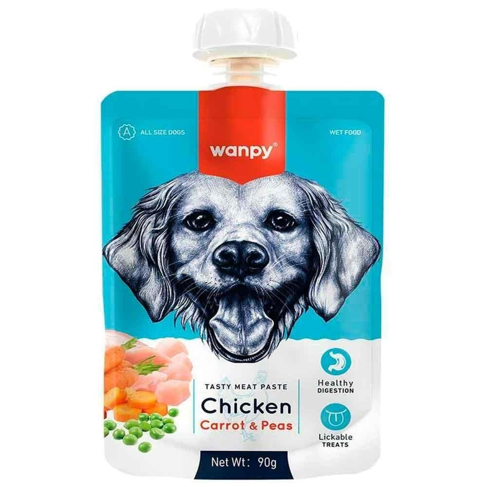 Wanpy Taze Tavuklu Havuçlu Köpek Et Ezmesi 90 Gr