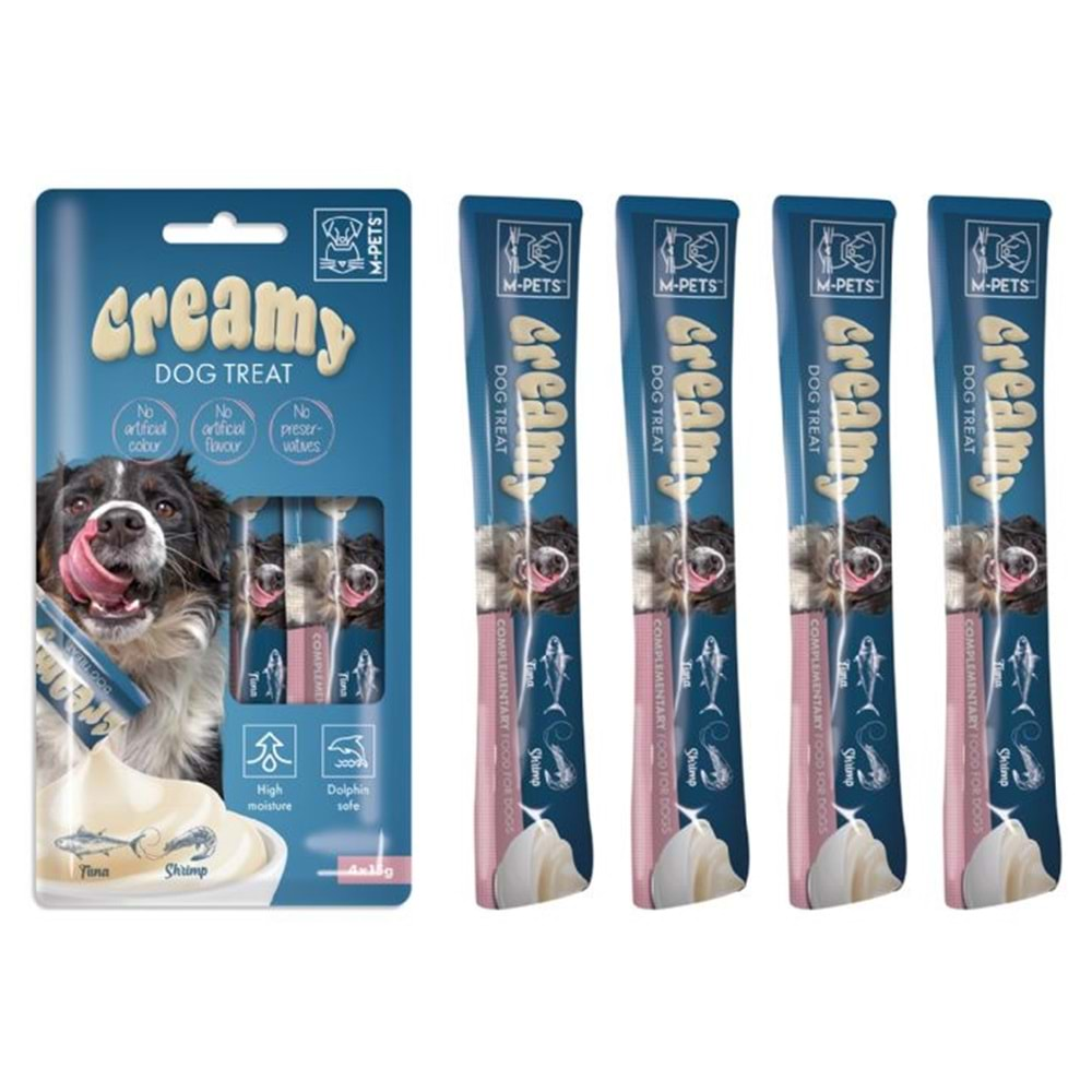 19039199 M-pets Köpek Ödülü Creamy Ton Balikli Kari·desli· 4x15gr