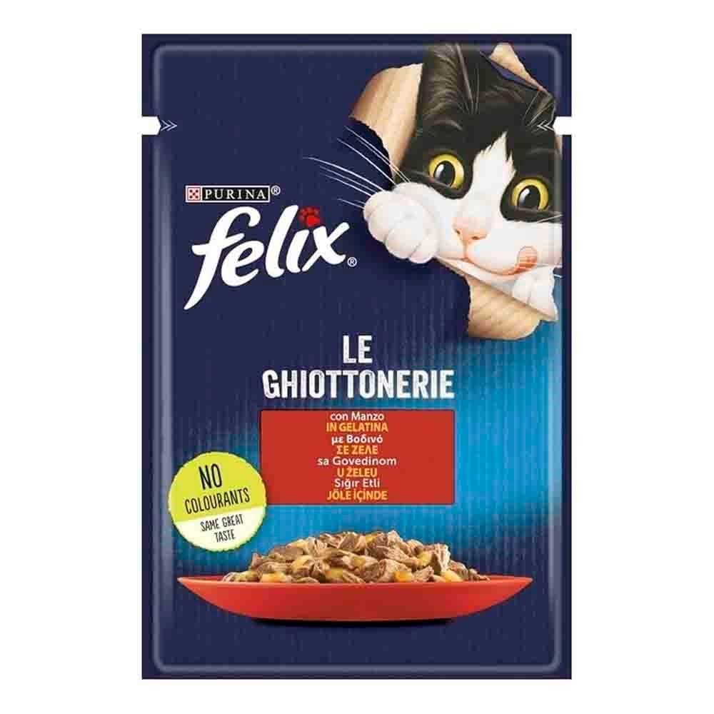 Purina Felix Sığır Etli Yaş Kedi Maması 85 Gr