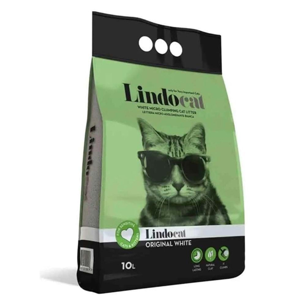 Lindo Cat Kokusuz İnce Taneli 10 lt Kedi Kumu