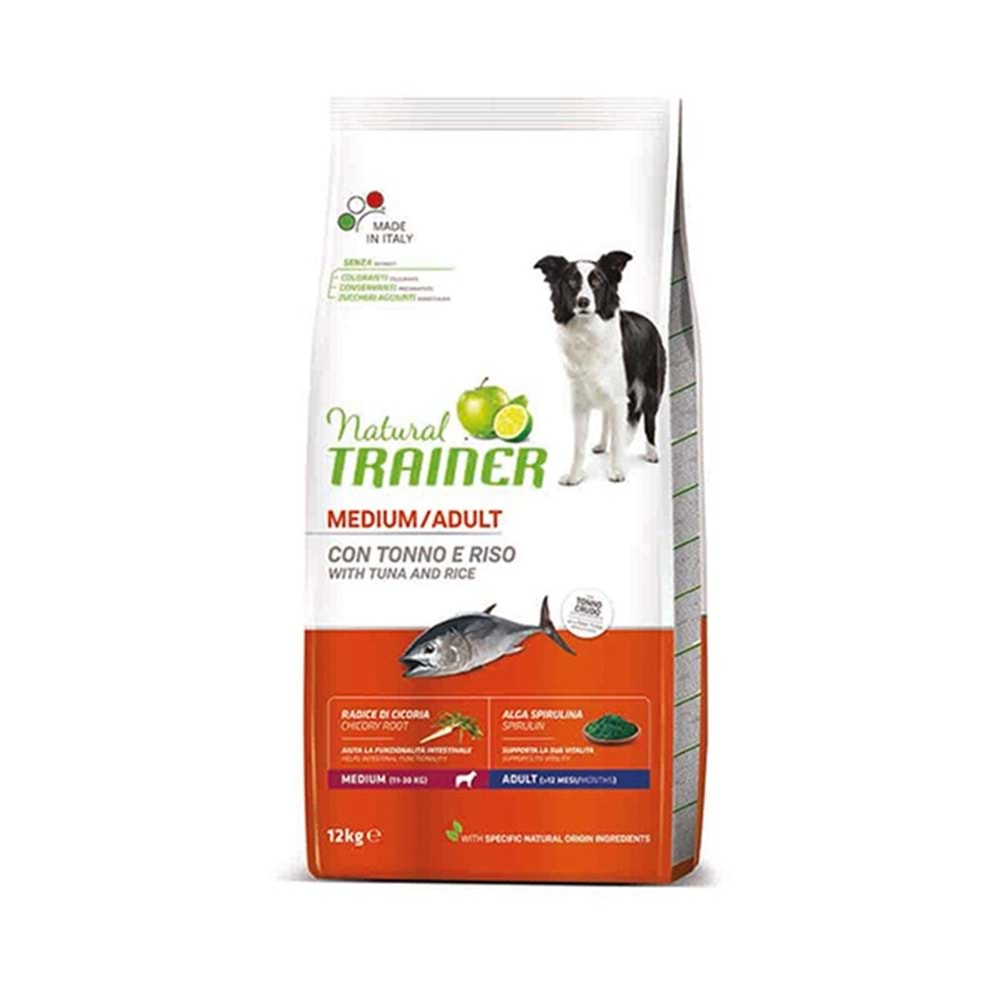 Tranıer Dog Adult Medıum Tuna 12 kg