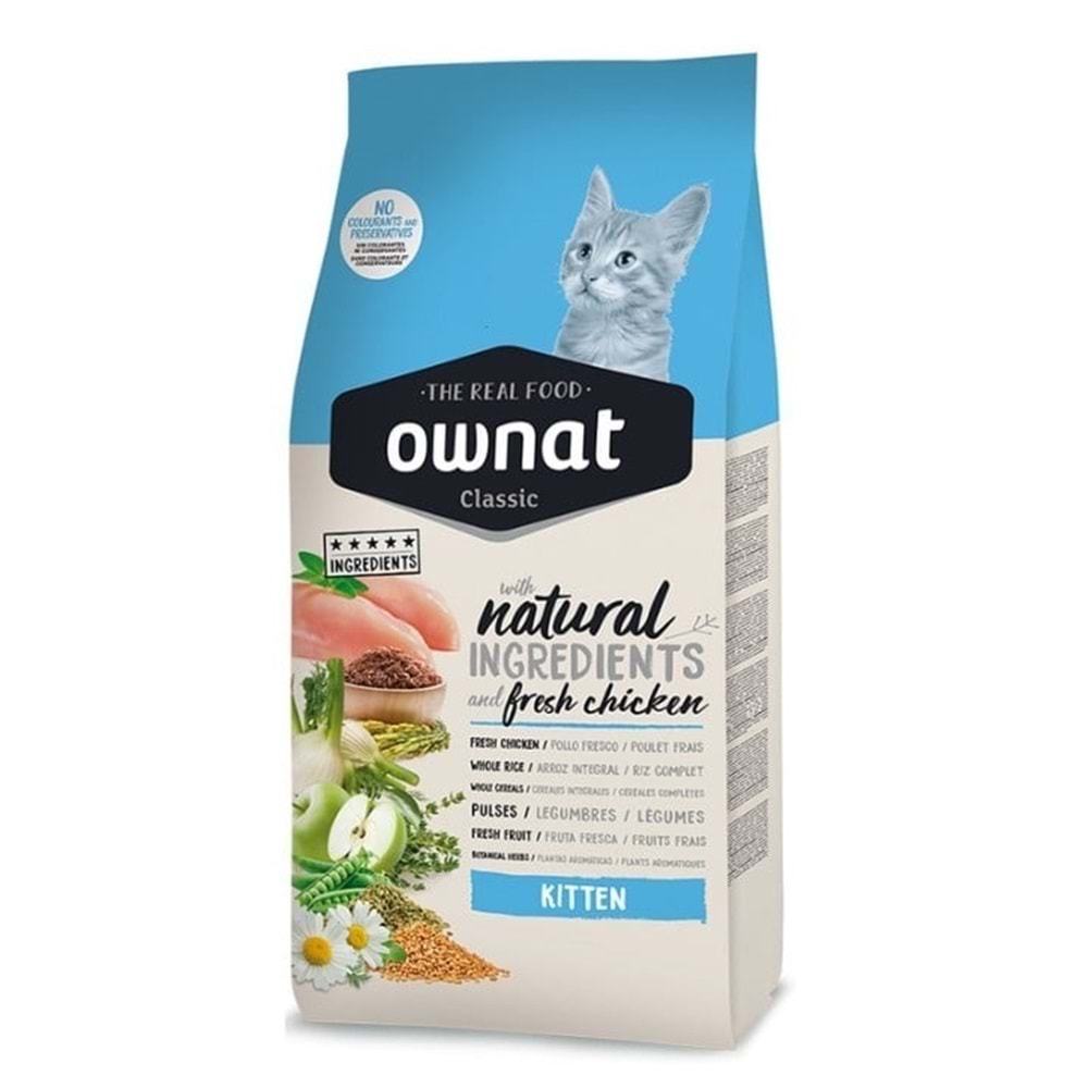 Ownat Classic Tavuklu 4 kg Yavru Kedi Maması