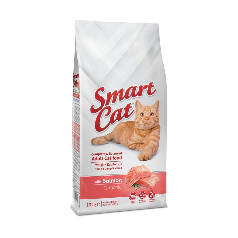 Smart Cat Somonlu Yetişkin Kedi Maması 10 Kg