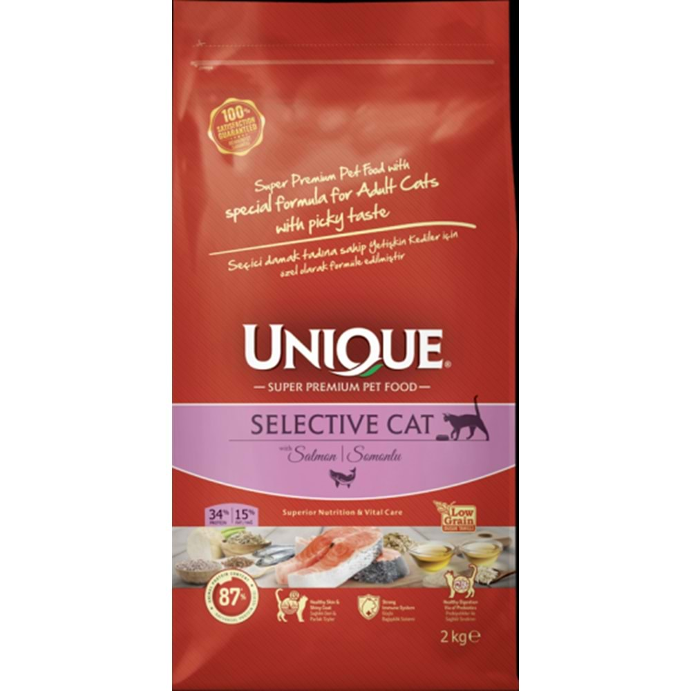 Unique Selective Somonlu 2 kg Yetişkin Kedi Maması