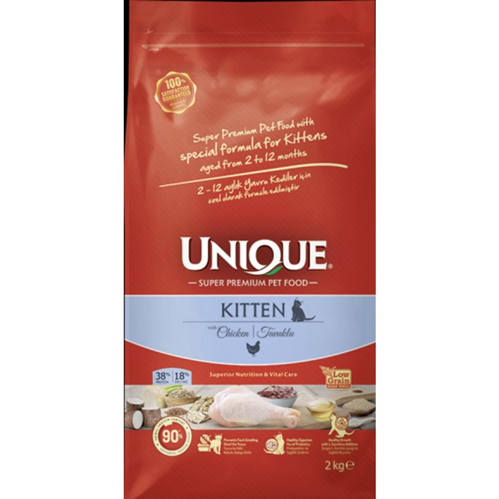 Unique Tavuklu 2 kg Yavru Kedi Maması