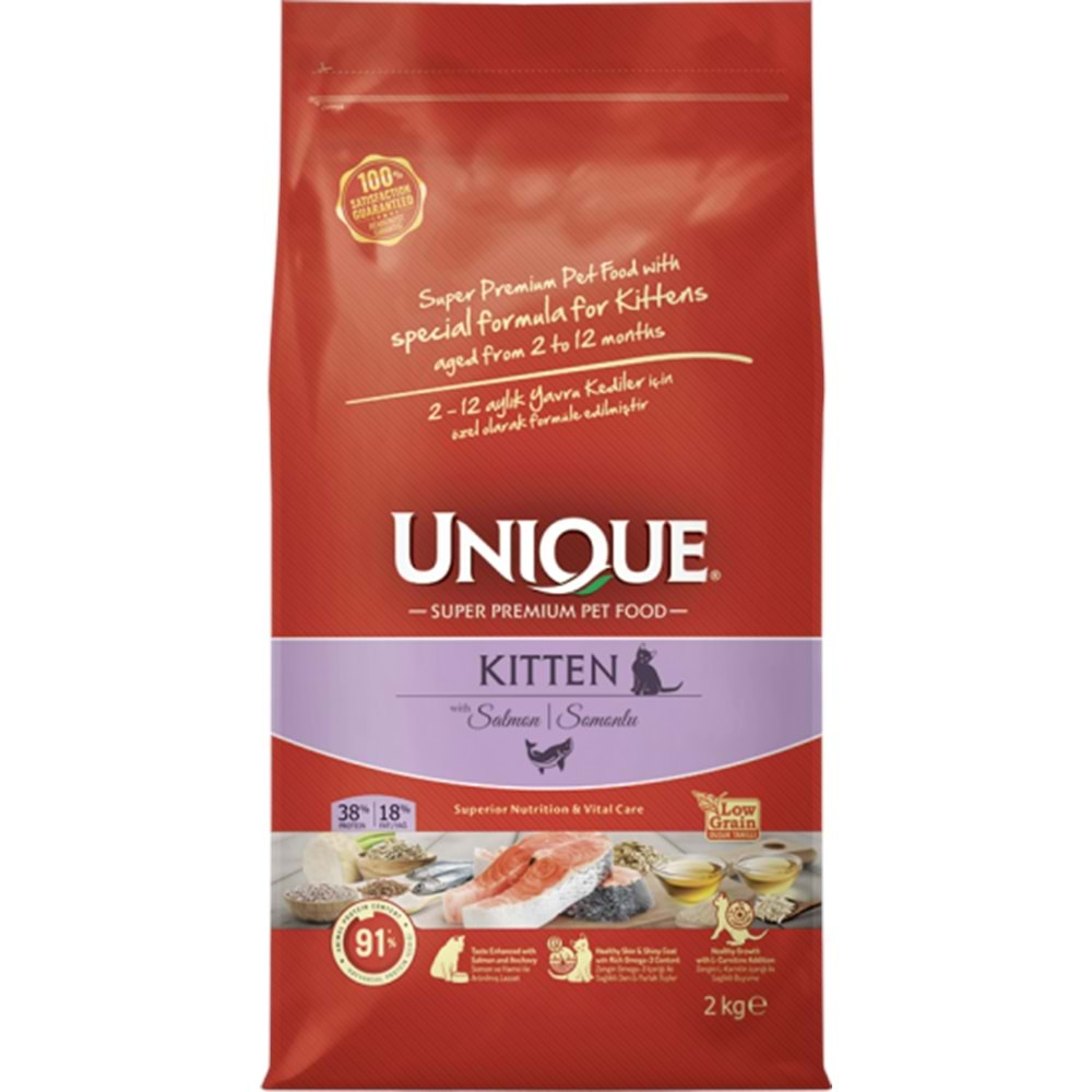 Unique Somonlu 2 kg Yavru Kedi Maması