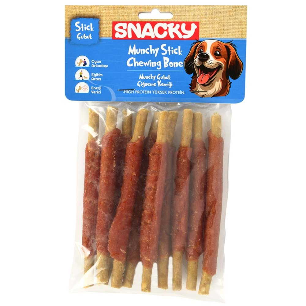 Snacky Munchy Ördek Sargılı Köpek Ödül 10'lu 13cm 120gr