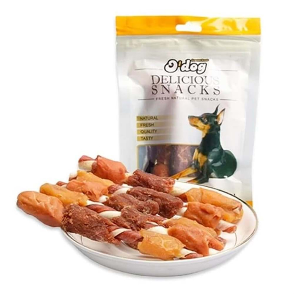 O'Dog Tavuk, Ördek, Ciğerli Çubuk Köpek Ödülü 100 Gr