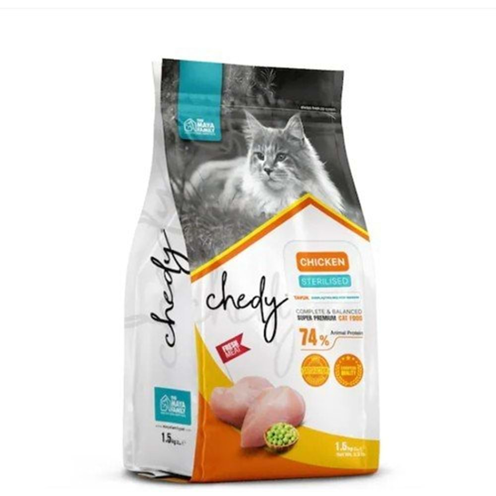 Super Premium Kısırlaştırılmış Tavuklu Yetişkin Kedi Maması 10 Kg