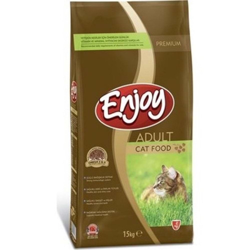 Enjoy Tavuklu Yetişkin Kedi Maması 15KG