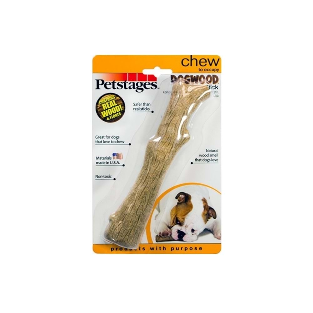 Petstages Durable Stick Köpek Için Doğal Ağaç Kemirme Medium