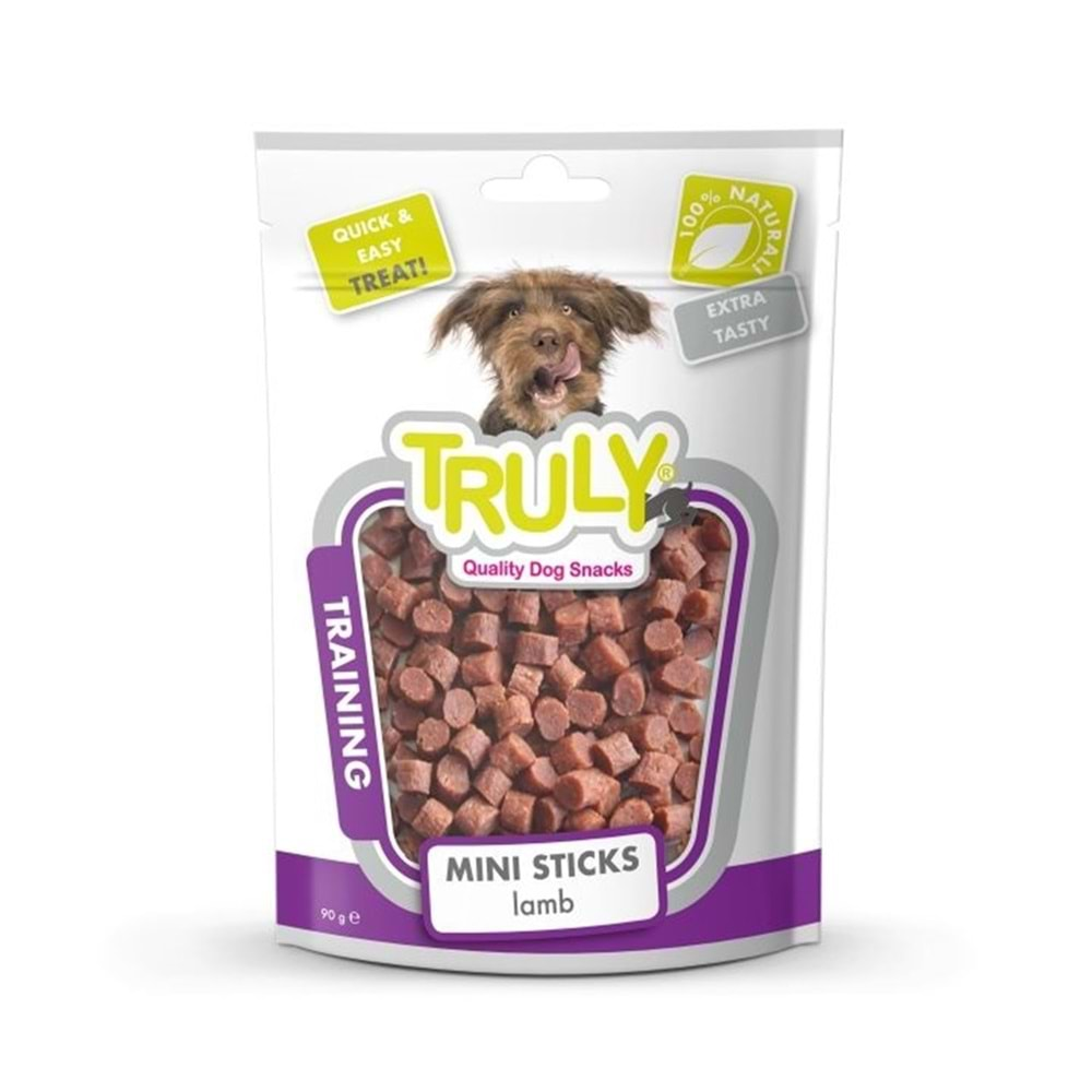 Truly Dog Mını Stıcks Lamb 90gr