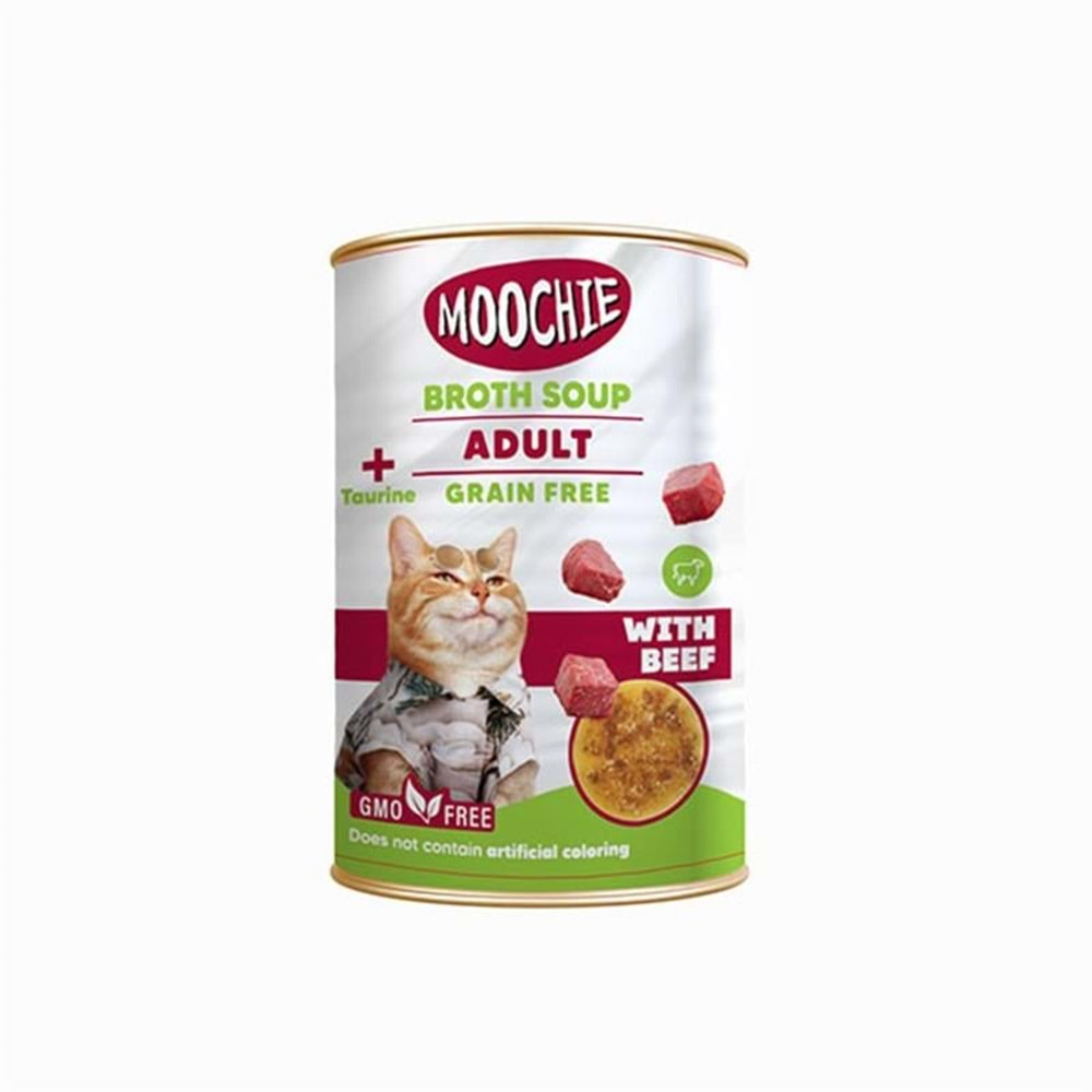 Moochie Et Suyu İçerisinde Dana Etli Çorba Yetişkin Kedi Ödülü 85 gr