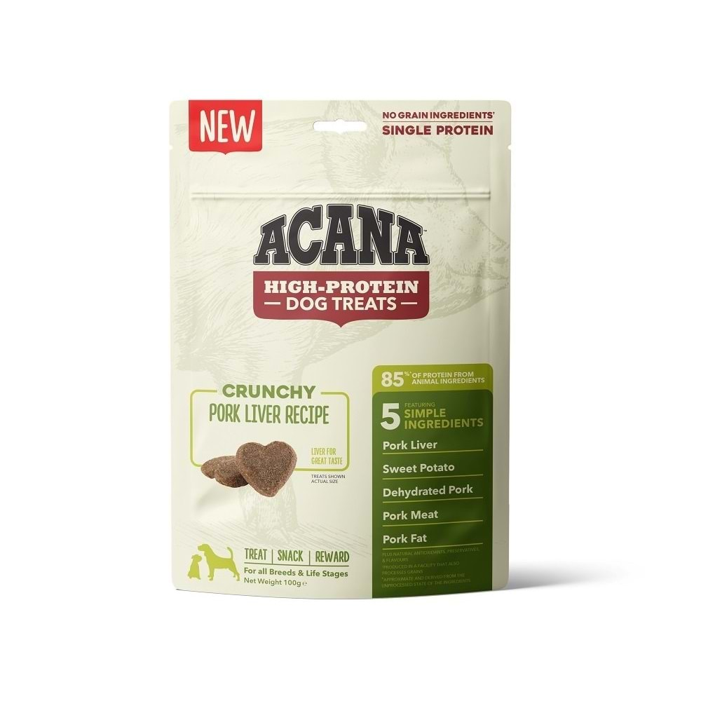 ACANA PORK LIVER KÖPEK ÖDÜL MAMASI 100 GR