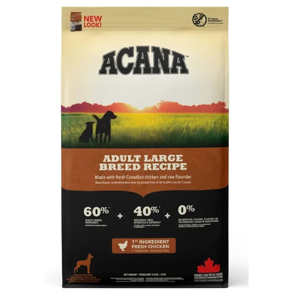 Acana Heritage Adult Large Breed Köpek Maması 11,4 kg