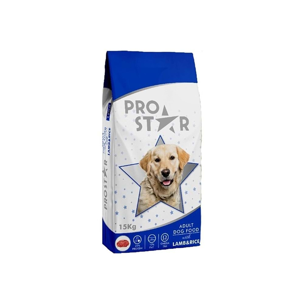 Pro Star Kuzu Etli & Pirinçli Köpek Maması 15 KG