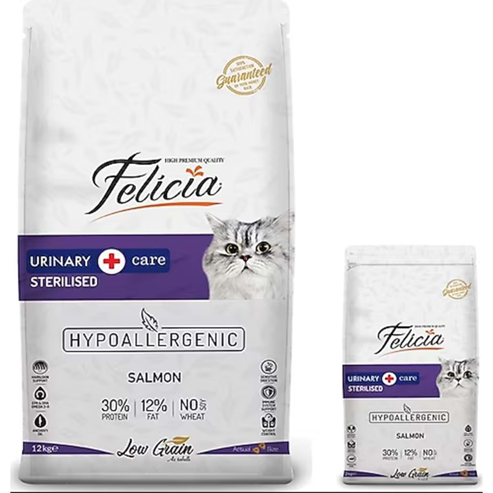 Felicia Sterilised Somonlu 12 kg + 2 kg Kısırlaştırılmış Yetişkin Kedi Maması