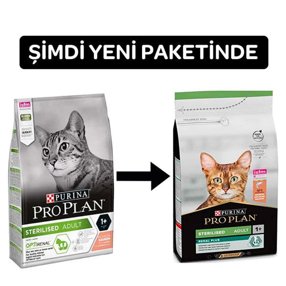 Pro Plan Sterilised Somonlu Maması 3 Kg + Pro Plan Sterilised Somonlu Kedi Maması 85 G