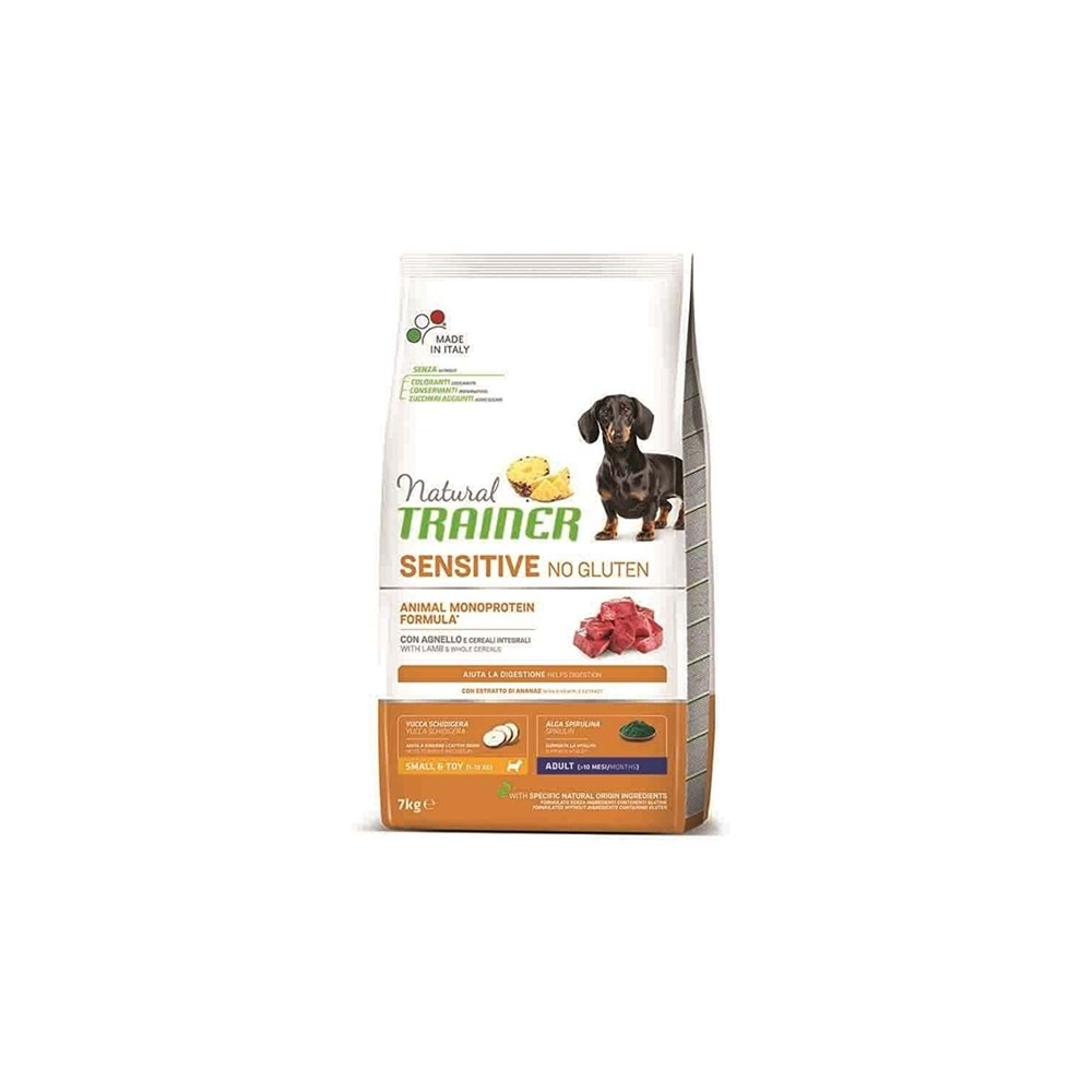 Natural Trainer Dog Sensıtıve No Gluten Mını Adult Lamb 7 Kg