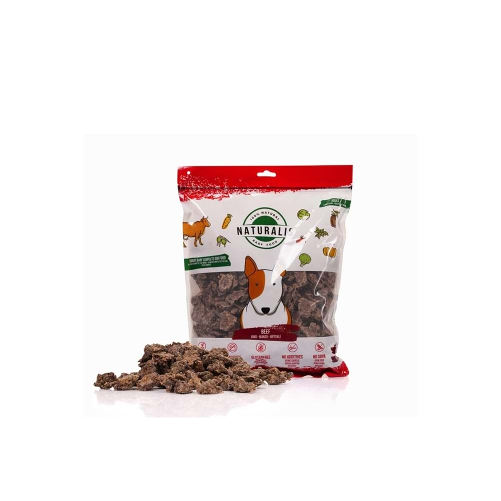 Smart Barf 100% Natural Sığır Etli Yetişkin Köpek Maması 1 Kg