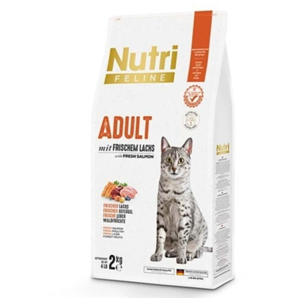 Nutri Somonlu Yetişkin 2 KG Kedi Maması