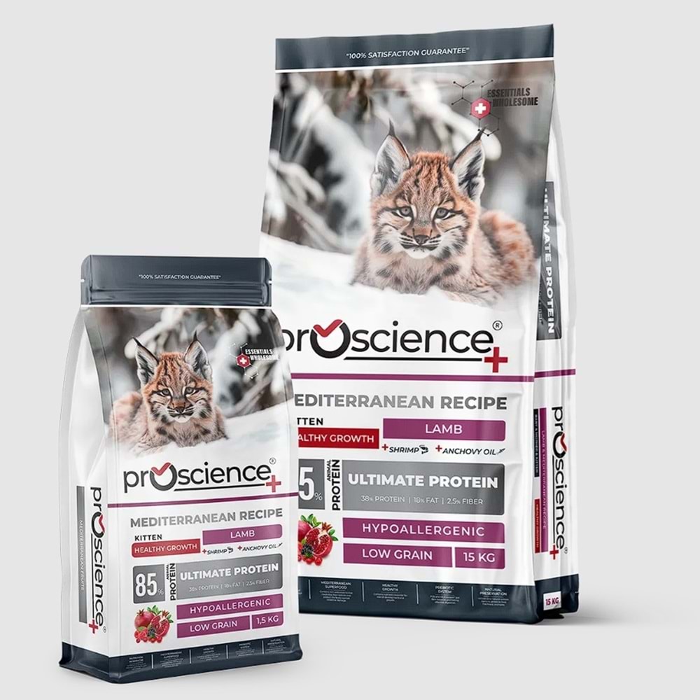 Proscience Kitten Kuzu Etli Yavru Kedi Maması 1.5 KG
