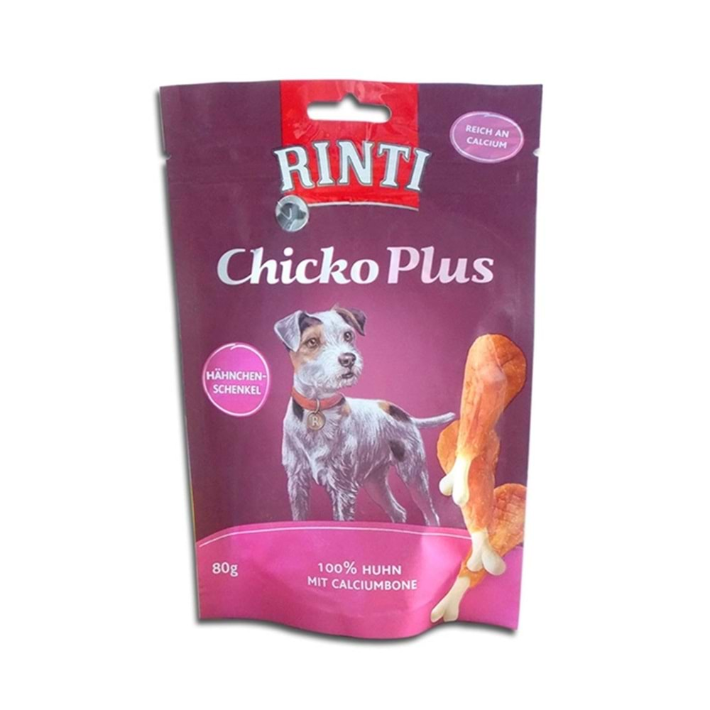 RINTI CHICKO PLUS SCHENKEL KÖPEK ÖDÜL 80 GR