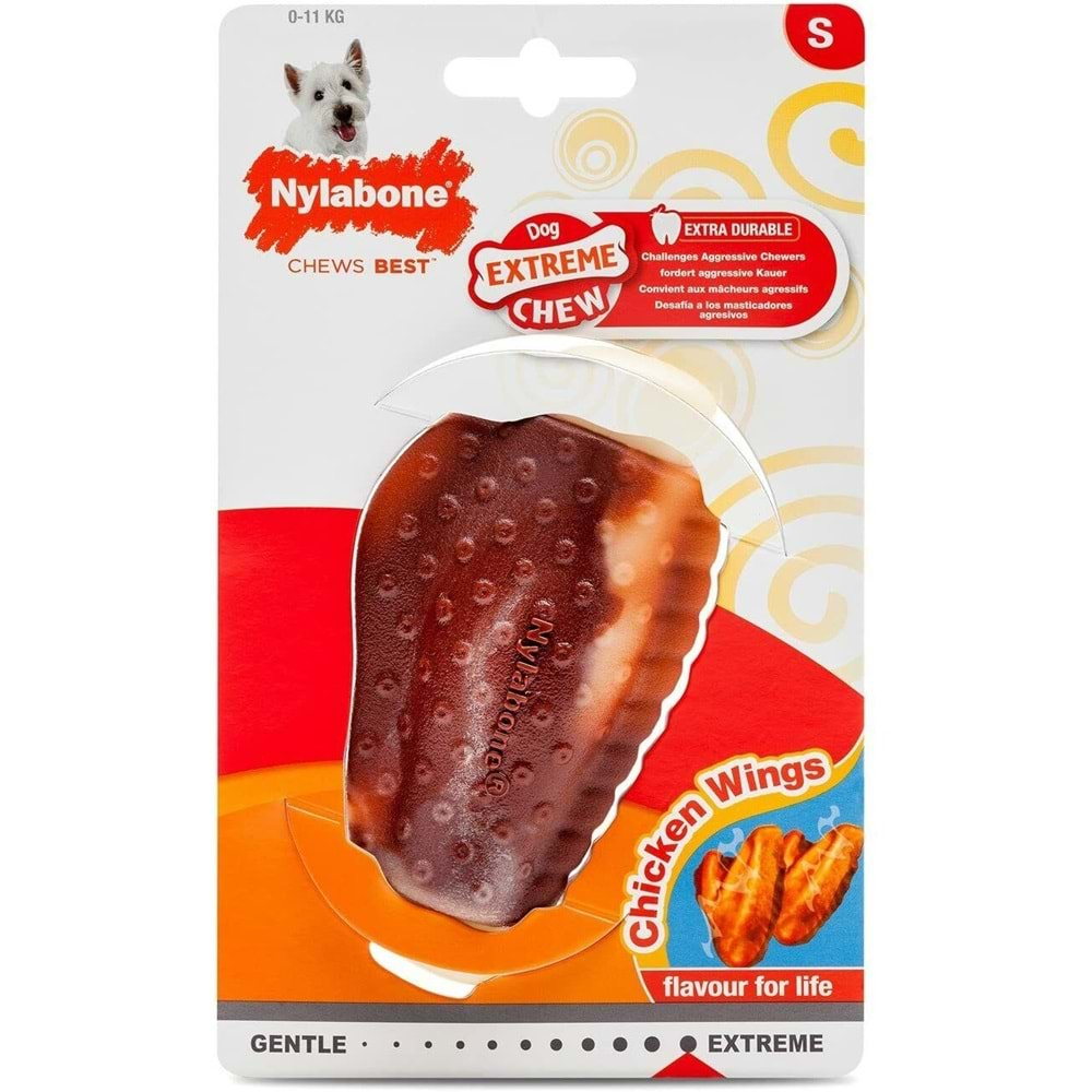 Nylabone Tavuk Aromalı Çiğneme Köpek Oyuncak Small