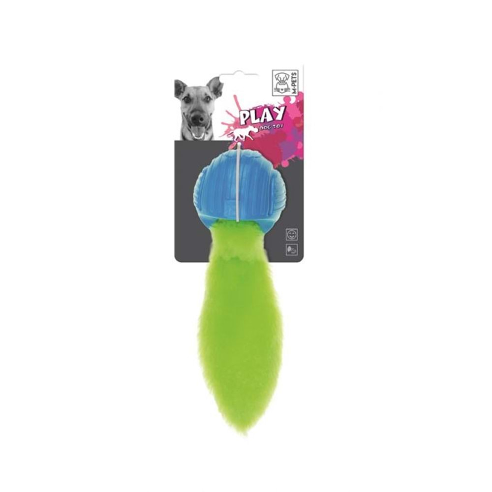 M-PETS FOXBALL KAUÇUK OYUNCAK BLUE/GREEN