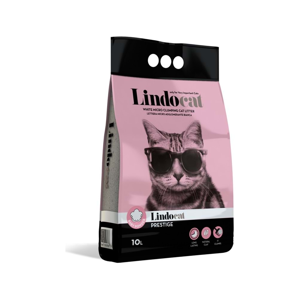 Lindocat Pudralı Kedi kumu 10 litre