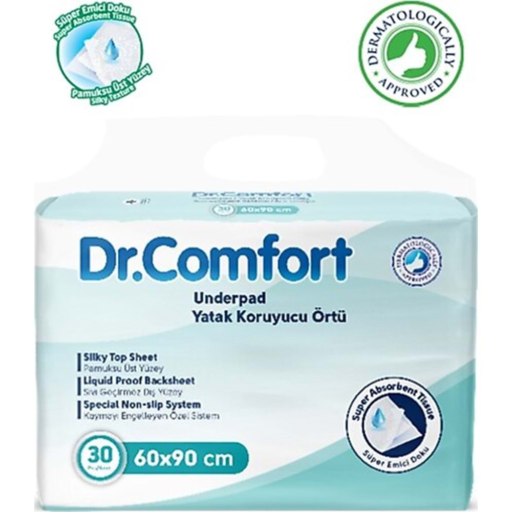 Dr. Comfort Köpek Çiş Pedi 60 * 90 cm 30 ADET