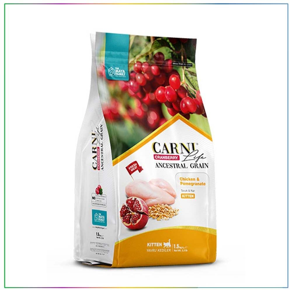 Carni Life Chicken Kitten Tavuklu Yavru Kedi Maması 1.5 kg