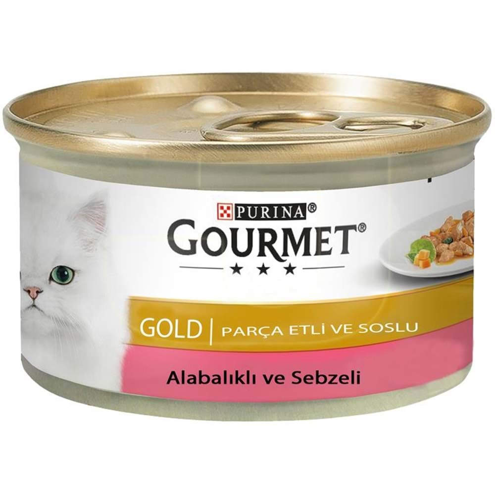 Gourmet Gold Alabalık Ve Sebzeli Kedi Konservesi 85 gr