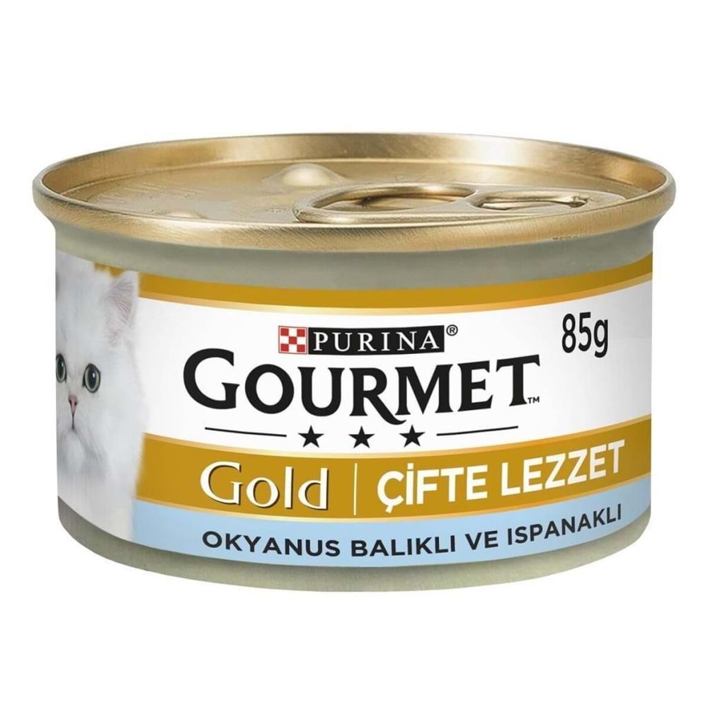 Gourmet Gold Okyanus Balıklı Ve Sebzeli Kedi Konservesi 85 gr