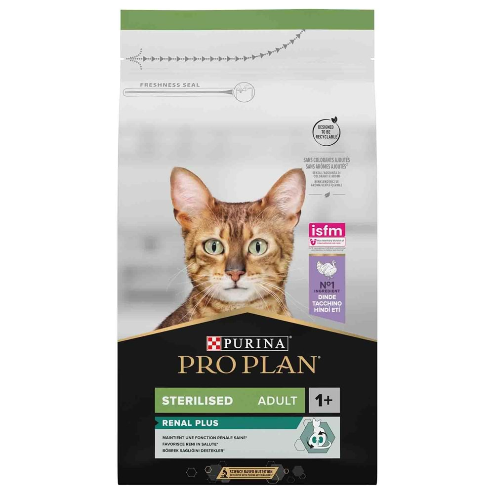 Pro Plan Kısırlaştırılmış Hindili Yetişkin Kedi Maması 10 Kg