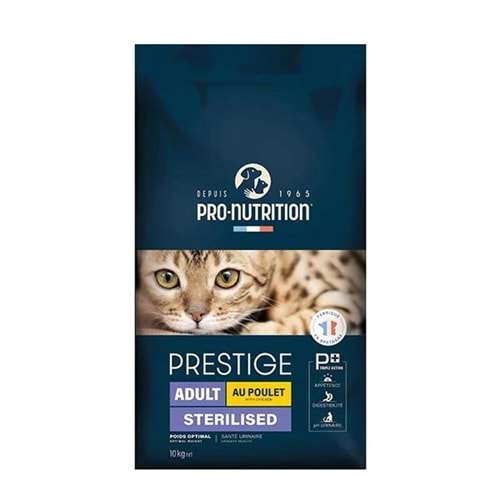 Pro Nutrition Prestige Adult Sterilised Yetişkin Kısırlaştırılmış Tavuklu Kedi Maması 2Kg