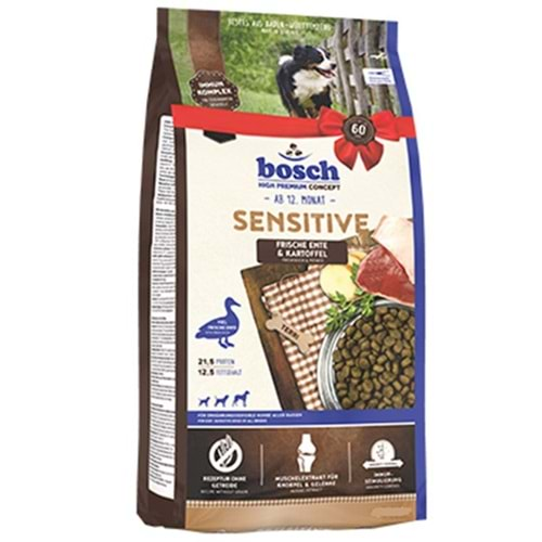 Bosch Adult Sensitive Duck&potato Ördek Ve Patatesli Hassas Yetiskin Köpek Maması 15 Kg