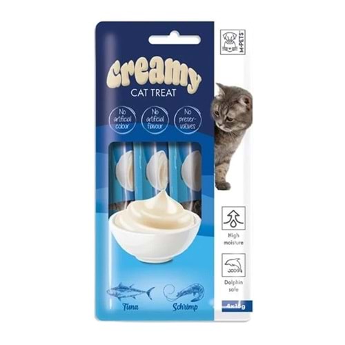 M-Pets Ton Balıklı Karidesli Kedi Ödülü 15gr 4lü