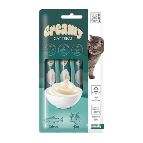 M-Pets Somon Balıklı Biftekli Kedi Ödülü 15gr 4lü
