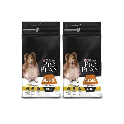 Pro Plan Light Kısırlaştırılmış Tavuklu Yetişkin Köpek Maması 14 Kg X 2 Adet