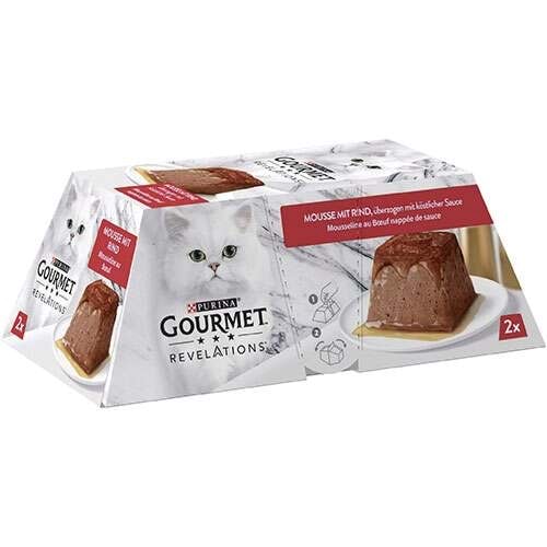 Gourmet Revelations Sığır Etli Kedi Yaş Maması 2 x 57 Gr - 114 Gr