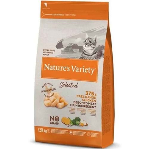 Natures Variety Tahılsız Tavuklu Kısırlaştırılmış Kedi Maması 1.25 kg