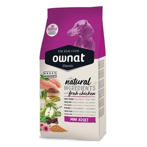 Ownat Classic Tavuklu Mini Adult Köpek Maması 4 Kg