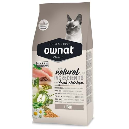 Ownat Light Tavuklu 1.5 kg Yetişkin Kedi Maması