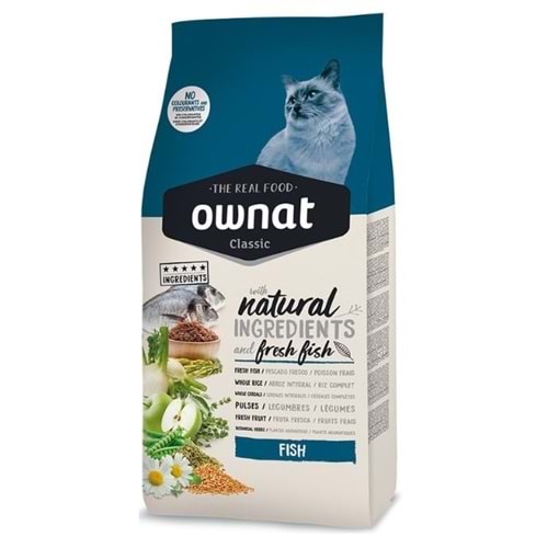 Ownat Classic Balıklı 4 kg Yetişkin Kedi Maması
